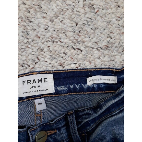 26 FRAME Le skinny de Jeanne Crop distressed - Picture 6 of 7